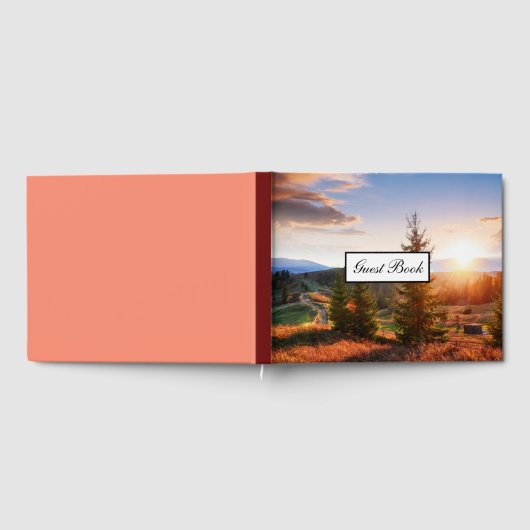 Mountain Cabin Guest Book Gästebuch (Voll)