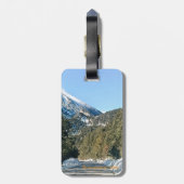 Mountain Calling Luggage Tag Gepäckanhänger (Rückseite vertikal)