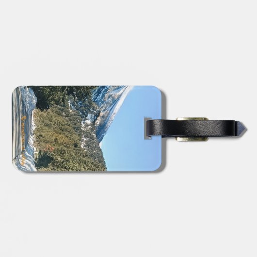 Mountain Calling Luggage Tag Gepäckanhänger (Rückseite horizontal)