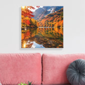 Mountain Calm in Fall Leinwanddruck (Insitu (Wohnzimmer))