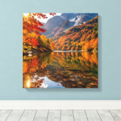 Mountain Calm in Fall Leinwanddruck (Insitu (Holzboden))