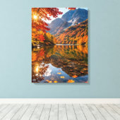 Mountain Calm in Fall Leinwanddruck (Insitu (Holzboden))