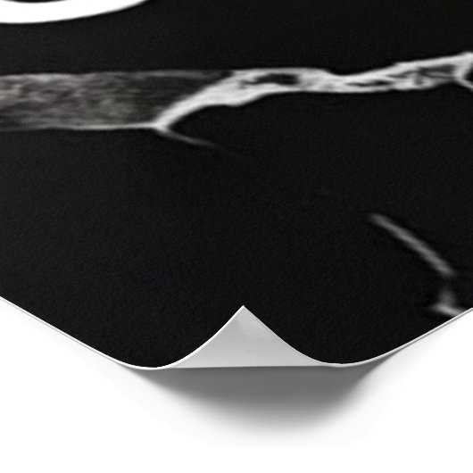 Mountain Camping & Beer Poster (Ecke)