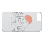 Mountain Camping iPhone Case (Rückseite (Horizontal))