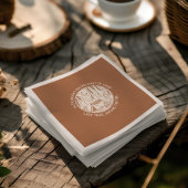 Mountain Camping Weekend Bachelorette Serviette