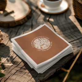 Mountain Camping Weekend Bachelorette Serviette