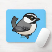 Mountain Chickadee Mousepad (Mit Mouse)