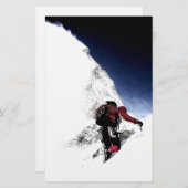 Mountain Climber Extreme Sports Briefpapier (Vorne/Hinten)