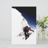 Mountain Climber Extreme Sports Briefpapier (Stehend Vorderseite)