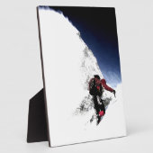 Mountain Climber Extreme Sports Fotoplatte (Seite)
