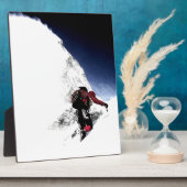 Mountain Climber Extreme Sports Fotoplatte (Seite)