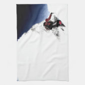 Mountain Climber Extreme Sports Handtuch (Vertikal)