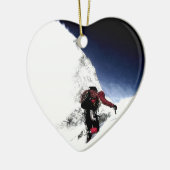 Mountain Climber Extreme Sports Keramik Ornament (Links)
