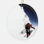 Mountain Climber Extreme Sports Keramikornament (Links)