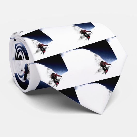 Mountain Climber Extreme Sports Krawatte (Gerollt)