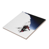 Mountain Climber Extreme Sports Motivierend Fliese (Seite)