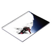 Mountain Climber Extreme Sports Notizblock (Linke Seite)