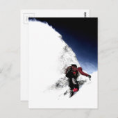 Mountain Climber Extreme Sports Postkarte (Vorne/Hinten)