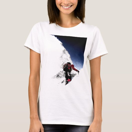 Mountain Climber Extreme Sports T-Shirt (Vorderseite)