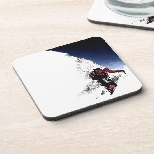 Mountain Climber Extreme Sports Untersetzer (Linke Seite)