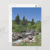 Mountain Colorado Stream Postkarte (Vorne/Hinten)
