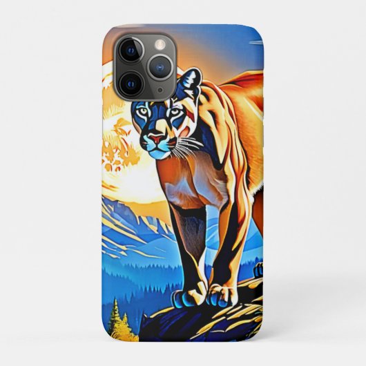 Mountain Cougar: Sonnenuntergang Majestät Case-Mate iPhone Hülle (Rückseite)
