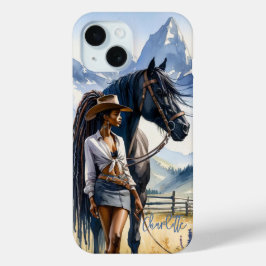 Mountain Cowgirl Personalisiert Case-Mate iPhone Hülle