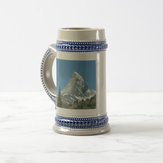 Mountain Crazy Matterhorn Beer/Stein Bierglas (Vorderseite Links)