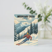 Mountain Creek Skiing New Jersey Reisen Postkarte (Stehend Vorderseite)