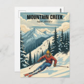 Mountain Creek Skiing New Jersey Reisen Postkarte (Vorne/Hinten)