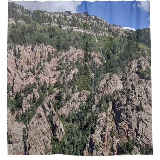 Mountain Crest Shower Curtain Duschvorhang (Vorderseite)