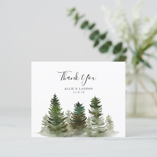 Mountain Dankeschön Card | Haushalt (Stehend Vorderseite)