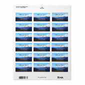 Mountain Dankeschön für das Beileid Label Adressaufkleber (Vorne)