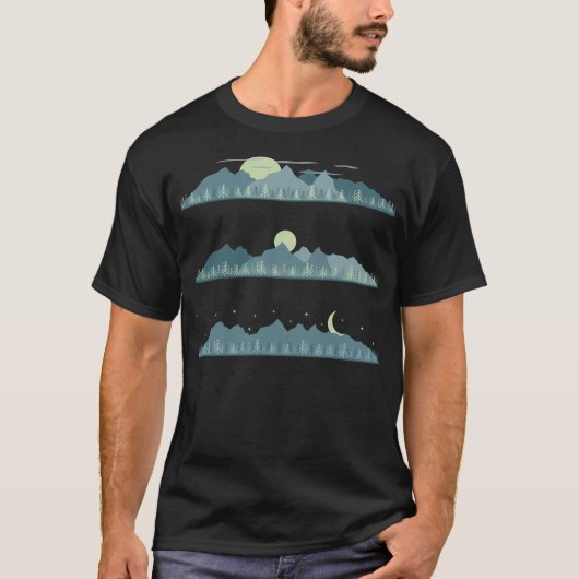 Mountain Day Arc Aktiv T-Shirt (Vorderseite)
