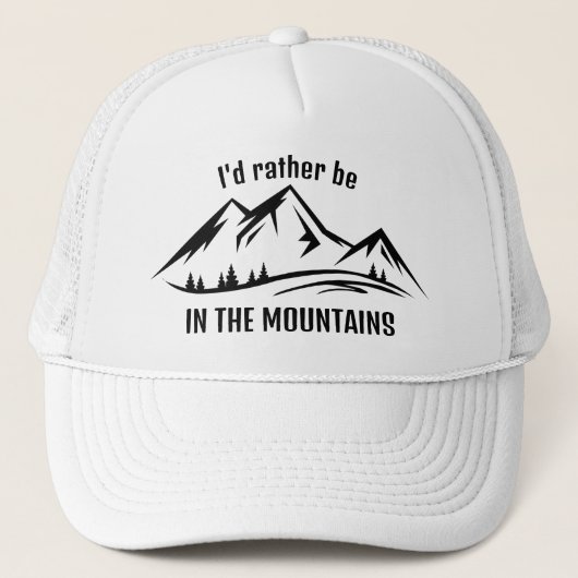 Mountain-Design-Hat Truckerkappe (Vorderseite)