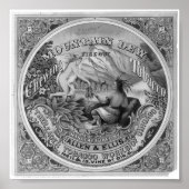 Mountain Dew Fine Cut Chewing Tobacco, 1872 Poster (Vorne)