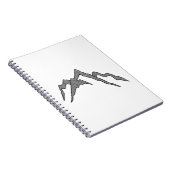 Mountain Doodle Notizblock (Rechte Seite)