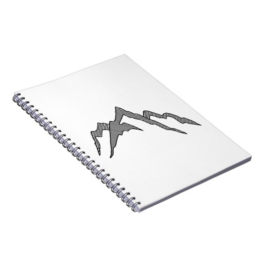 Mountain Doodle Notizblock (Rechte Seite)