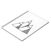 Mountain Doodle Notizblock (Linke Seite)