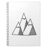 Mountain Doodle Notizblock (Vorderseite)