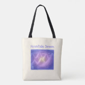 Mountain Dream Sturdy Brushed Polyester Shoulder Tasche (Rückseite)