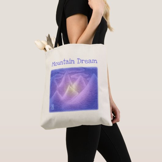 Mountain Dream Sturdy Brushed Polyester Shoulder Tasche (Von Nahem)