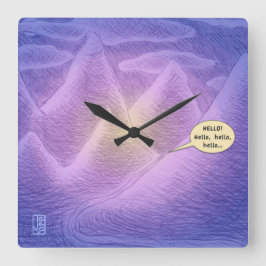 Mountain Dream Time Square Acrylwand Uhr