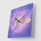 Mountain Dream Time Square Acrylwand Uhr (Winkel)