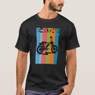Mountain E-Bike-Fahrer Elektrische Kraft Fahrräder T-Shirt
