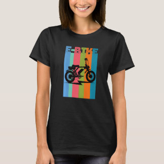 Mountain E-Bike-Fahrer Elektrische Kraft Fahrräder T-Shirt