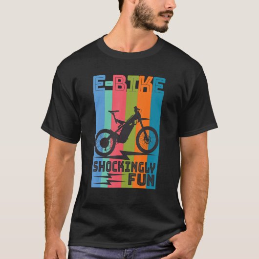 Mountain E Bike Rider Electric Power Bikes 2 T-Shirt (Vorderseite)