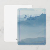 Mountain Editable Card Feiertagskarte (Vorne/Hinten)