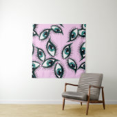 Mountain eye. Abstract icon.  Wandteppich (Beispiel (Horizontal))