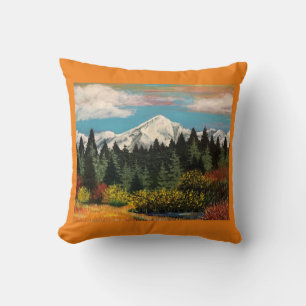 Mountain Fall Meadow Pillow Kissen